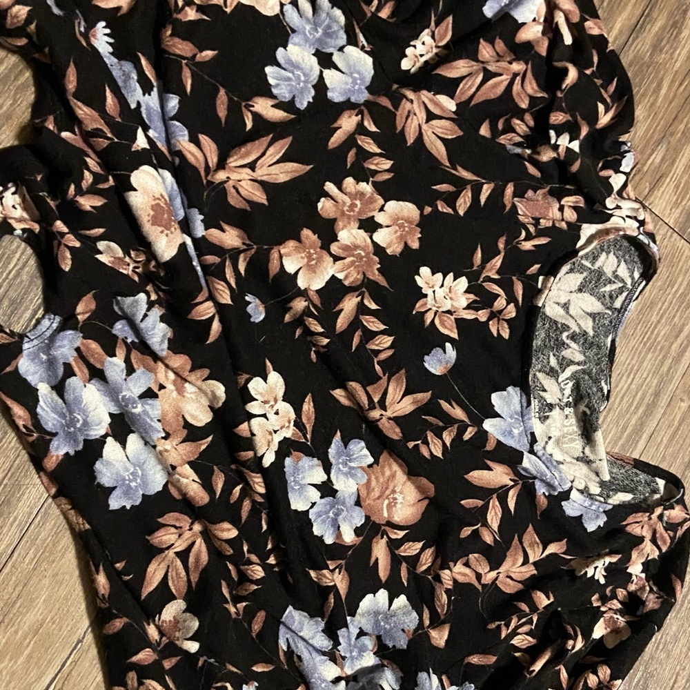 american eagle flower pattern crop top